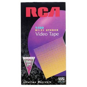 lot 1920 image: 4 rca t-120h vhs video cassette 120-minutes (1-pack)