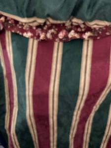lot 5299 image: Shower curtain with Tiebacks