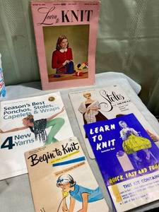 lot 5311 image: 5) knitting books