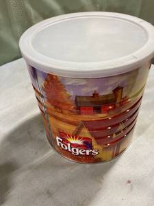 lot 5329 image: Folgers coffee collectors can. 2003.