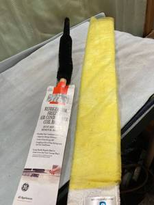 lot 7654 image: 2) brushes, one for fans 14 refrigerator, freezer air conditioner, coil, brush