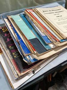 lot 7664 image: Flat of miscellaneous sheet music