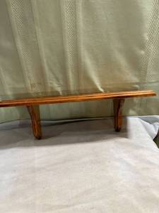 lot 7678 image: 18�� x 5�� wooden shelf