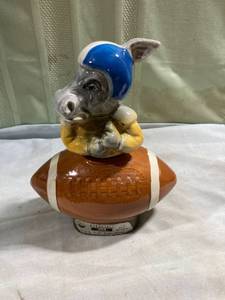 lot 7702 image: 8 12 inch Kentucky straight bourbon, whiskey decanter with donkey