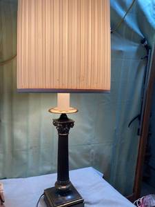 lot 7810 image: 36�� grass lamp works turn off on cord or lamp