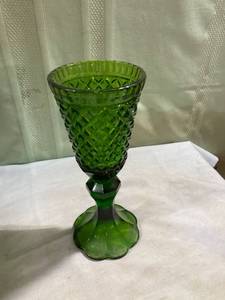 lot 7836 image: 10 34 inch Green Vase