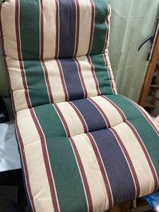 lot 7847 image: 40�� x 22�� lawn chair cushion