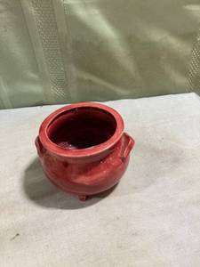 lot 7854 image: 3 12 inch opening 3 inches tall planter used as a Candleholder