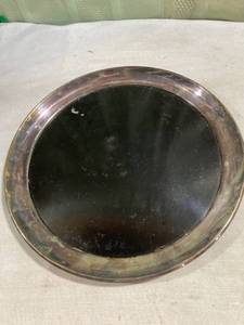 lot 7872 image: 10�� silver plated tray
