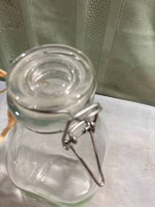lot 7907 image: 9 14 inch farm fresh dairy milk bottle with lid