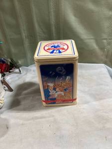 lot 7951 image: 8 14�� x 5�� crackerjack tin 1893-to 1993