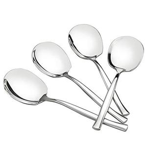 lot 7074 image: Idomy 8-Piece Stainless Steel Buffet Serving Spoon, Large Serving Spoon