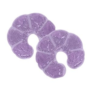 lot 7119 image: NEWGO Breast Ice Pack 2 Pack Gel Ice Pack for Breast Surgery, Reusable Nursing Ice Pack Hot or Cold Therapy Breast Pad for Breastfeeding, Engorgement Relief (Purple)