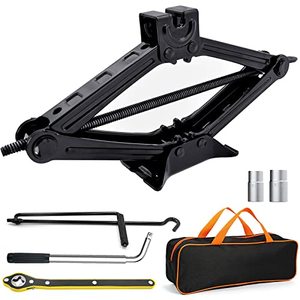 lot 7122 image: CFYUSEU Scissor Lift Jack Max 2.5 Ton Capacity, Lifting Jack Car Kit with Hand CrankWrenchLug Wrench for Car Truck Sedan QJD-2.5