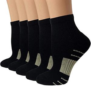 lot 7151 image: Iseasoo Copper Compression Socks for Men & Women Circulation-Ankle Plantar Fasciitis Socks Support for Athletic Running CyclingLXL