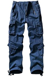 lot 7179 image: TRGPSG Womens Casual Combat Cargo Pants, Cotton Outdoor Camouflage Military Multi Pockets Work Pants 14