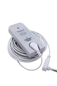 lot 7237 image: Grounding Continuity Tester for Grounded Products, Mats, Sheets, Pads, Wrist Bands, Blankets, Pillow Case. Universal. 15 Foot Cord Included. Use to Test Effectiveness of Earth Connected Products.
