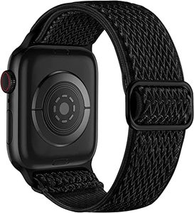 lot 7276 image: Lerobo Elastic Bands Compatible with Apple Watch 44mm 45mm 42mm 49mm 41mm 40mm 38mm for Women Men,Stretchy Solo Loop Soft Nylon Adjustable Solo Loop Sport Bands for iWatch SE Series 8 7 6 5 4 3 2 1
