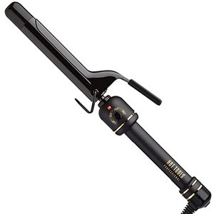 lot 7291 image: Hot Tools Pro Artist Black Gold Curling Iron  Long Lasting, Defined Curls (1 in)