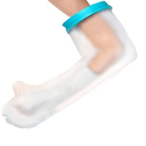 lot 7426 image: VALLEYWIND Kids Arm Cast Cover for Shower Bath Teens Waterproof and Watertight Cast Bandage Protector Bag for Broken Surgery Wound Arm, Hands, Wrists,Protector Bag (S-17.5inches)