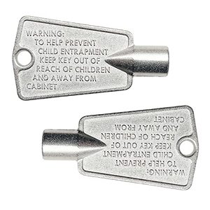 lot 7595 image: 216702900 Metal Freezer Door Keys by Seentech Compatible With Frigidaire, Kenmore, GE Freezers - Repalces AP4301346, AP4071414, PS2061565, AP2113733, 06599905, 08037402, 12849, PS1991481 � Pack of 2