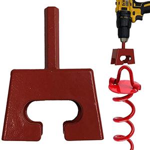 lot 7679 image: Keyfit Tools Ground Anchor Speed Staker Drill in Your Heavy Duty Spiral Ground Anchors in Seconds. Multi Functional Works On Dog Ties Tree Anchors Screw in Tent Stakes Solid Steel