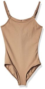 lot 7681 image: Capezio girls Team Basic Camisole With Adjustable Straps athletic leotards, Light Suntan, 12 14 US