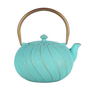 lot 7724 image: Cast Iron Tea Kettle, Japanese Tetsubin Teapot Coated with Enameled Interior, Durable Cast Iron Teapot for Stovetop Safe ,Tea Pot with Stainless Steel Infuser for Loose Tea(1200ml40.5oz)