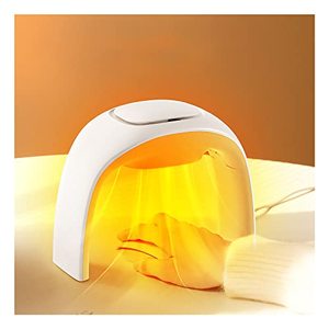 lot 7728 image: Fanximan Electric Hand Warmer, Energy Saving Portable Heater, Foldable Desk Heater, 3 Gear Tem Perature Control Quiet Space Heaters, Rapid Heating Easy to Use Suitable for Personal, Office, Home plugged in and power lights came on