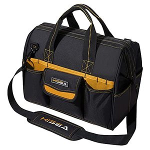 lot 7031 image: HISEA Wide Mouth Tool Bag with Waterproof Molded Base