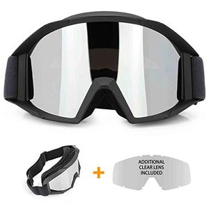 lot 7346 image: JAMIEWIN Motocross Goggles ATV Dirt Bike Motorcycle UTV MX OTG Offroad Riding Goggles Anti UV Dustproof Anti Fog Racing Skiing Goggles for Men Women Youth Kids