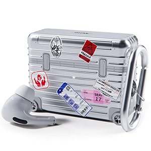 lot 7350 image: miak Airpods Pro 2nd Generation Case Cover 2022, Protective Case with Keychain for New Apple Airpods Pro Case, Silver
