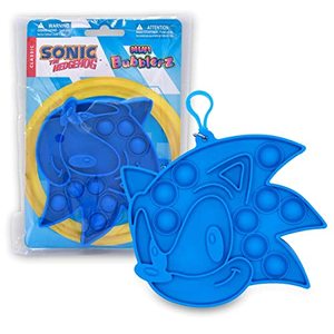 lot 7009 image: Sonic The Hedgehog Mini Bubblerz Fidget Bubble Popper Backpack Hanger (Tails, Knuckles, Amy Rose)