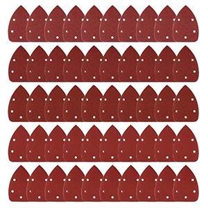 lot 7018 image: Coceca Mouse Detail Sander Sandpaper Sanding Paper Assorted Sanding Pads 40 80 120 180 240 Grits (50pcs Mouse Sandpaper)