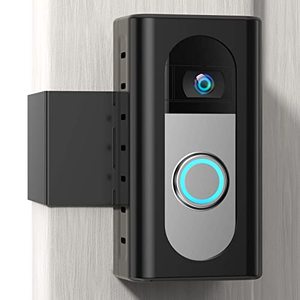 lot 7809 image: CAVN Anti-Theft Video Doorbell Mounts Compatible with Video Doorbell 1233 Plus4(2020 Release), Adjustable Mounting Bracket Cover Holder Accessories for Apartment, Home, Business, No Need to Drill