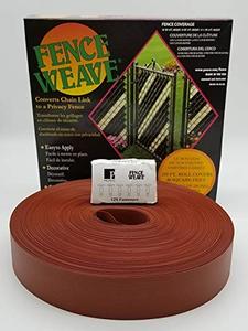 lot 8130 image: Pexco Brand Fence Weave 250 Roll - Redwood - Made in The USA