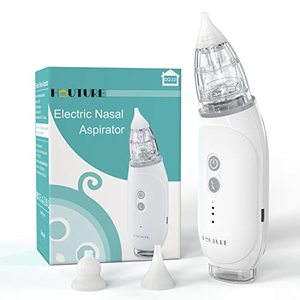lot 8191 image: Nasal Aspirator for Baby, HAUTURE Baby Nose Sucker, Self-Cleaning Nose Cleaner for Toddler, 3 Suction Levels, 2 Modes, Nasal Tweezers, 5 Hours Fast Charge for 60 Days