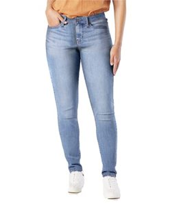 lot 8212 image: Signature by Levi Strauss & Co. Gold Label Womens Modern Skinny Jeans (Standard and Plus), Throwback, 10 Short