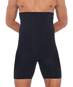 lot 8232 image: Men Shapewear Tummy Control Shorts Slimming Underwear High Waist Compression Body Shaper Slim Boxer Briefs