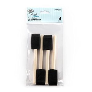 lot 8258 image: ROYAL BRUSH RFOMW-4P Foam Brush, 4-Count