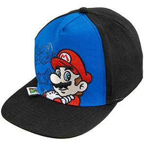 lot 8281 image: Nintendo Super Mario Boys Baseball Cap Hat Age 4-7 BlueBlack