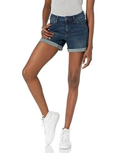 lot 8291 image: Amazon Essentials Womens 4 Denim Short, Dark Denim, 10