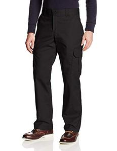 lot 8296 image: Dickies mens Regular Straight Stretch Twill Cargo work utility pants, Black, 40W x 30L US