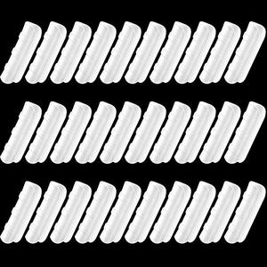 lot 8307 image: White Clamp Farm Plastic Clamps Greenhouse Film Row Cover Netting Tunnel Hoop Clip ABS Clamp for Greenhouse Plant Supplies (30 Pieces,34 Inch)