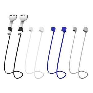 lot 8453 image: Magnetic Anti-Lost Straps for AirPods,Colorful Soft Silicone Sports Lanyard, Neck Rope Cord