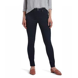 lot 8479 image: Hue Womens Plus-size Ultra Soft High Waist Denim Leggings Sockshosiery, -black Indigo Wash, 1X