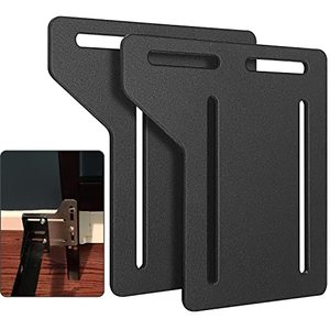 lot 8587 image: 2 PCS Bed Frame Brackets Adapter for Headboard Extra Heavy Duty,Bed Frame Adapter Brackets, Queen Bed Modification Plate,Bed Headboard Frame Conversion Kit ,Headboard Attachment Bracket with Hardware