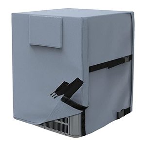 lot 8594 image: AKEfit Air Conditioner Cover for Outside, Heavy Duty Waterproof AC Defender with Durable Oxford Fabric Veranda AC Protector AC Cover for Outside Unit (38 W x 38 D x 40 H, Grey)
