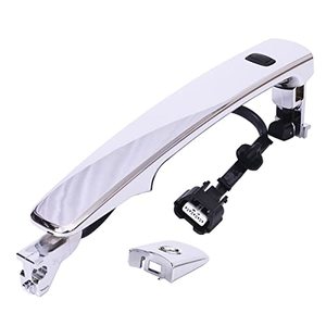 lot 8595 image: Cheriezing Exterior Door Handles Compatible for 2010-2013 Rogue Replace # 80640-CZ31B, 80645-CA000 Front Left Driver Side (with keyless Entry)
