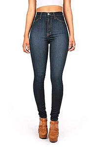 lot 8616 image: Vibrant Women�s Denim Skinny Jeans � Super Stretch High Waisted Classic Casual Slim Fit Pants VP88 DStone 3